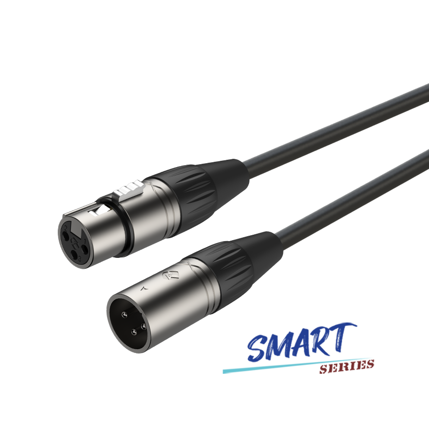 Roxtone SMXX200L1 Smart Microphone Cable XLRF - XLRM 1M 328 Ft