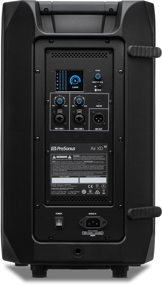 PreSonus AIR XD 10 — rear panel