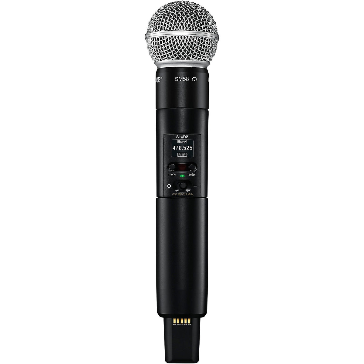 Shure SLXD2/SM58 digital wireless handheld transmitter with SM58 capsule