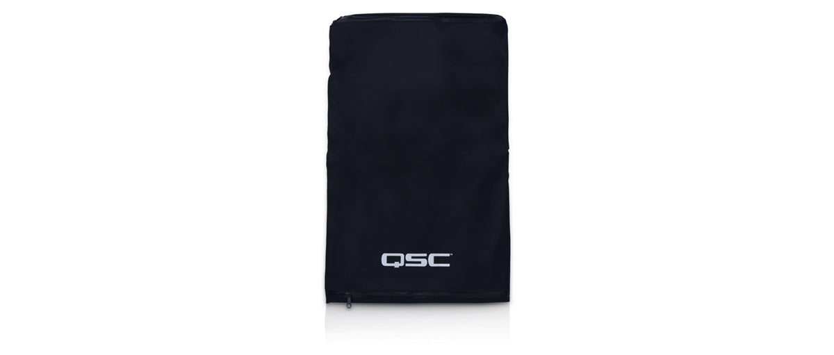 QSC K10 outdoor cover, front view
