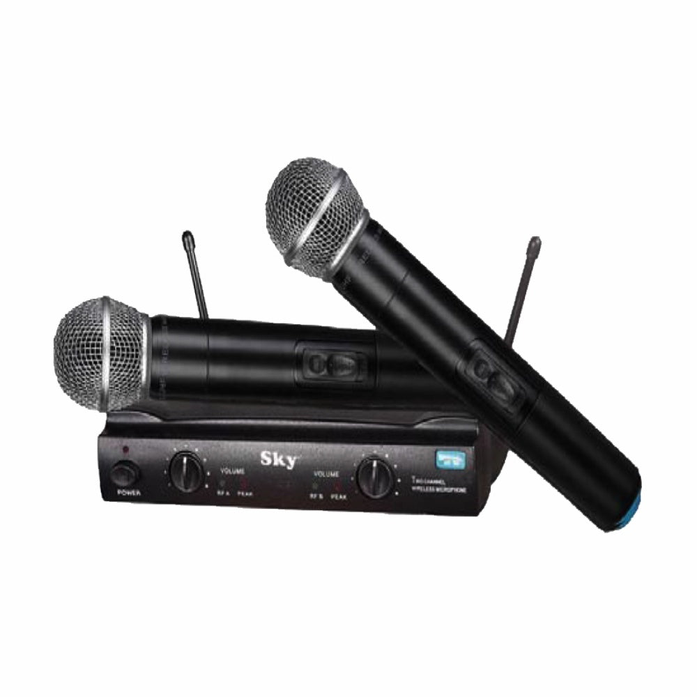 SKY SDM-5502A UHF 2 Mic Wireless System