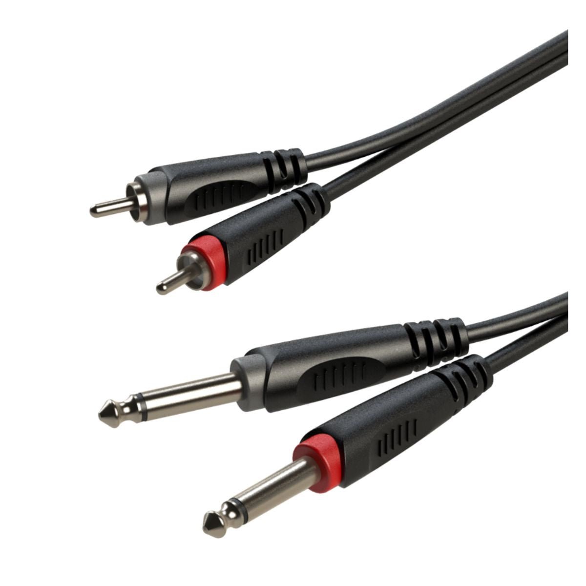 Roxtone RACC150L3 Samurai Dual Rca Male To Dual 14 Mono Male Cable 3M