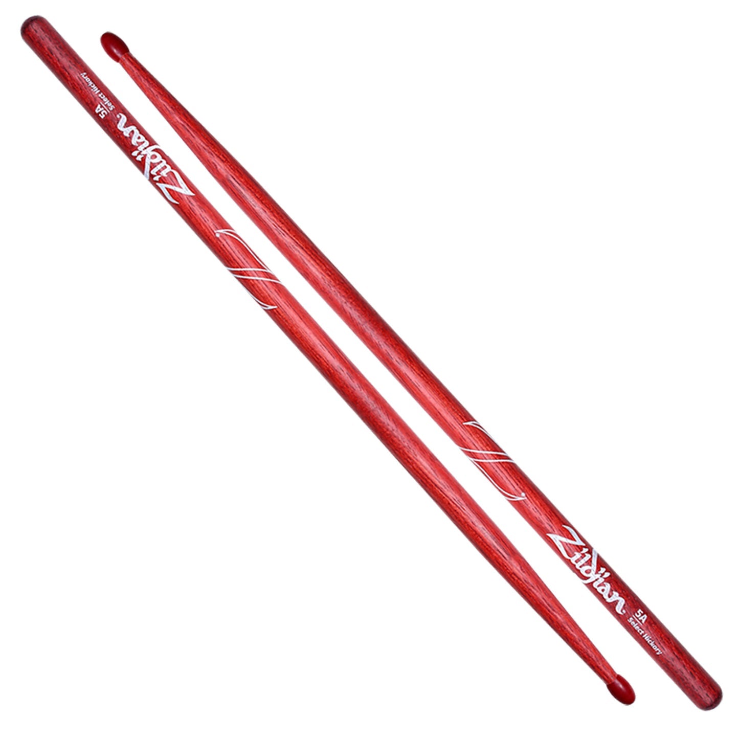 Zildjian Z5ANR Drumsticks 5A Nylon Red