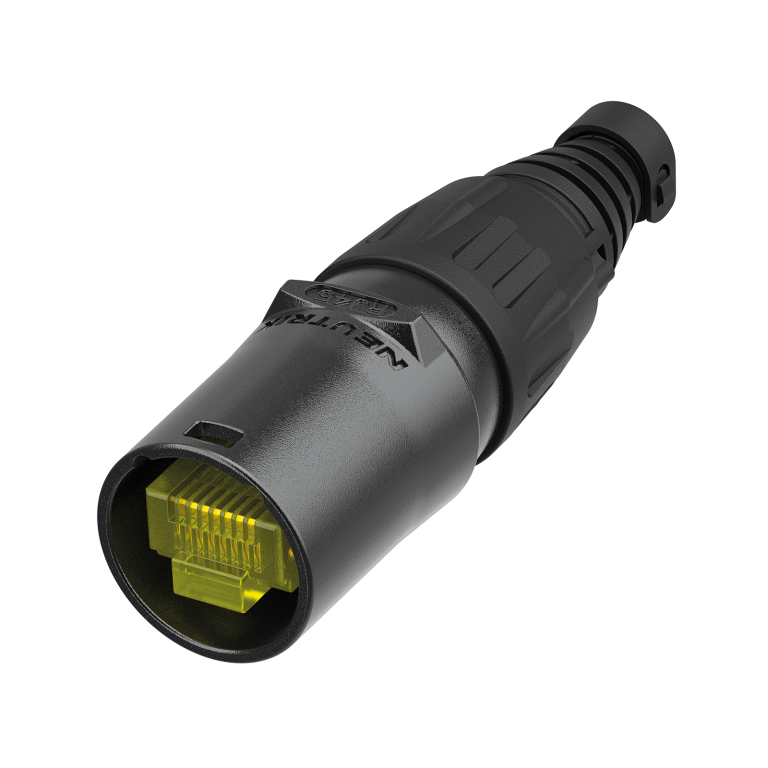 Neutrik NE8MX-B etherCON cable connector, black