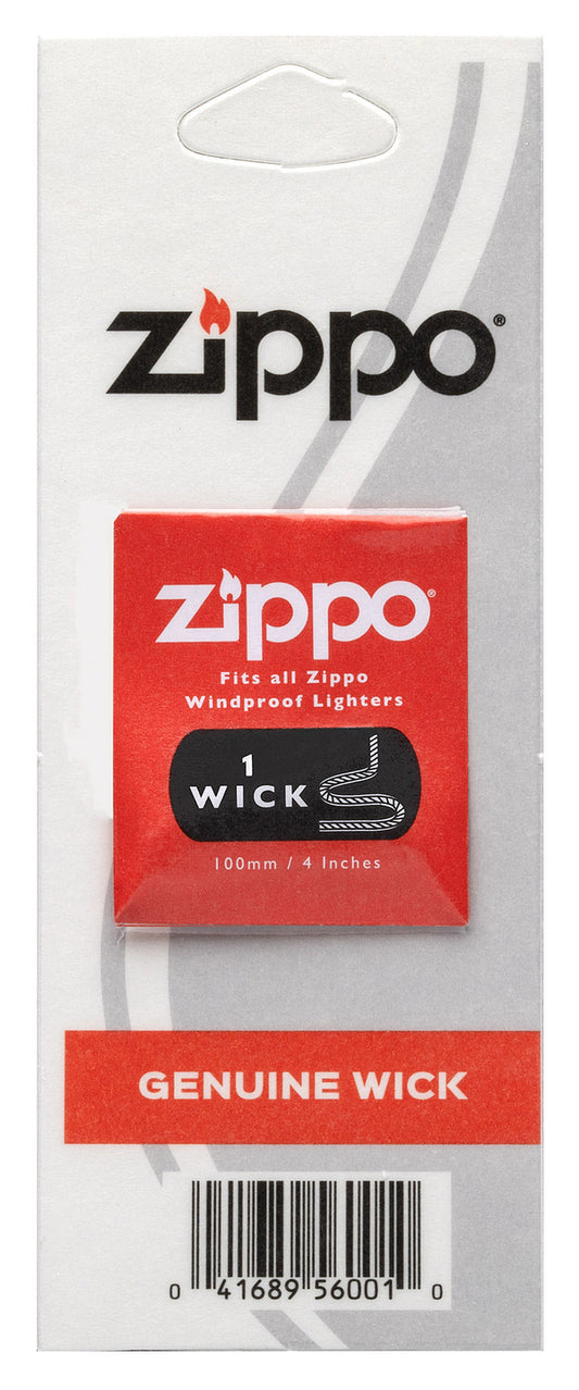 Genuine Zippo replacement wick in retail pack