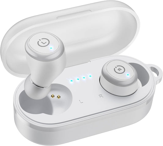 TOZO T10 wireless earbuds, white