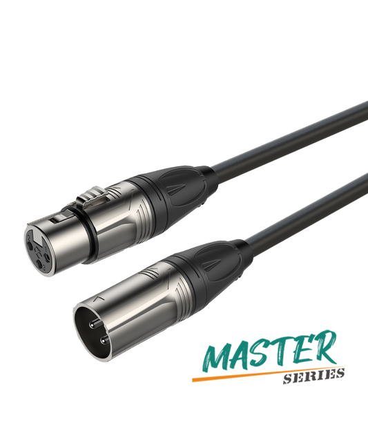 Roxtone DMXJ260L1 DMXJ260L1 Microphone Cable XLRM - 14 TRS 1M