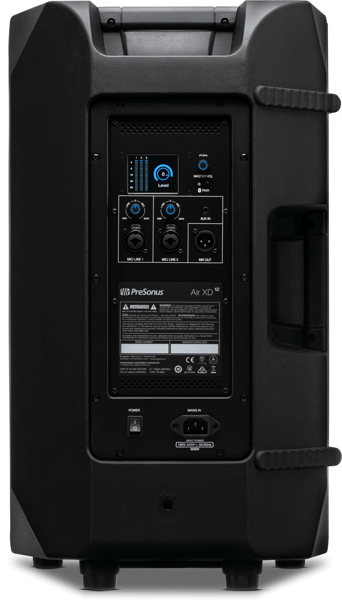 PreSonus AIR XD 12 — rear panel