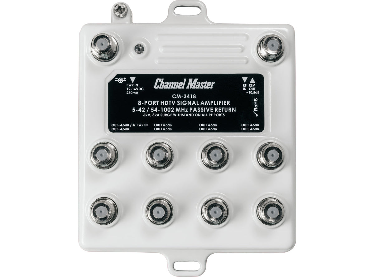 Channel Master CM-3418 8-port HDTV signal amplifier