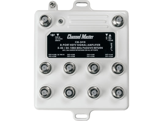 Channel Master CM-3418 8-port HDTV signal amplifier