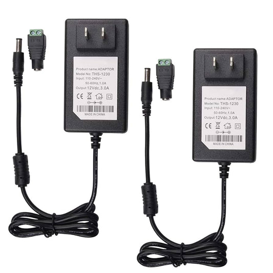 1001- Converter 110v input 12v3A output DC tip US Plug