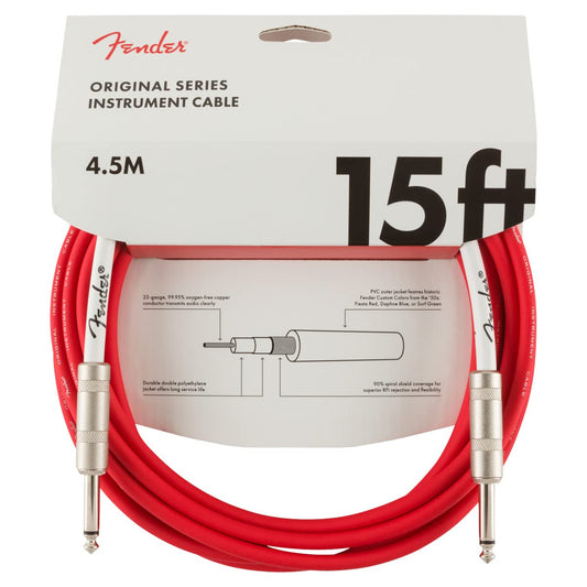 Fender Instrument Cable 15Ft Red