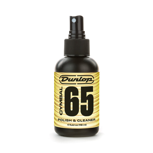 Dunlop 6434 Formula 65 cymbal polish and cleaner, 4 oz