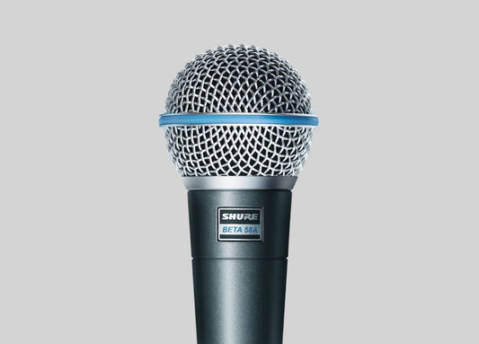 Shure BETA 58A supercardioid dynamic vocal microphone