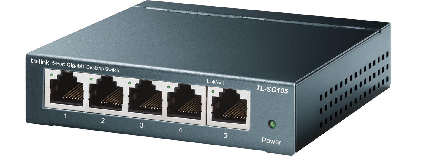 TP-Link TL-SG105  5 Port Gigabit Unmanaged Ethernet Network Switch