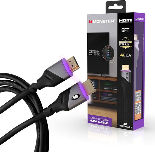 Xtreme MHV1 1026 PU 6FT Monster HDMI Cable Purple