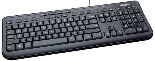 Microsoft Wired Desktop 600 Keyboard and Mouse set USB English North American Layout Black