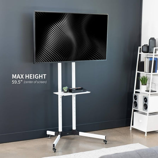 Mobile TV Cart for 32 to 83 inch Screens up to 110 lbs