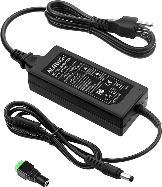 ALITOVE 24V 3A 72W AC to DC Adapter Power Supply Converter AC 100V ~ 240V to DC 24V
