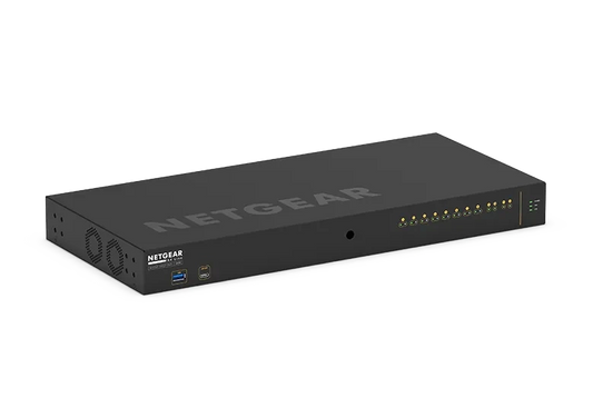 NETGEAR M4250-10G2F-PoE+ (GSM4212P) rackmount AV switch