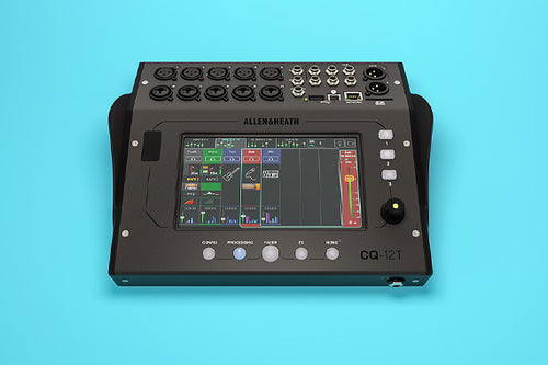 Allen & Heath CQ-12T compact digital mixer with 7-inch touchscreen