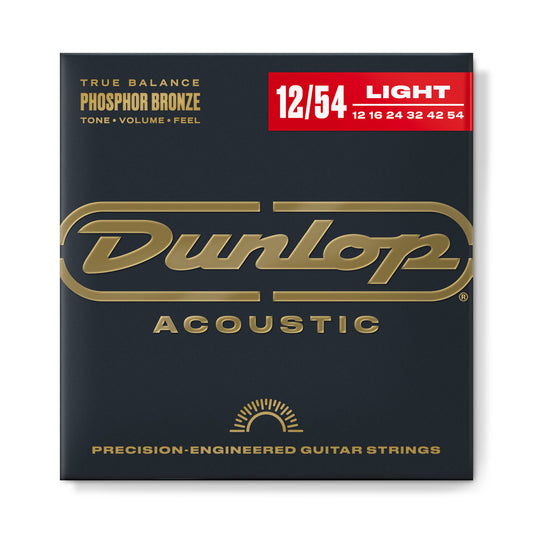 Dunlop DAP1254 phosphor bronze acoustic strings, light 12-54