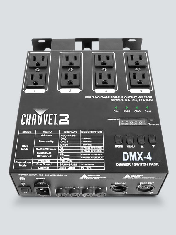 Chauvet DJ DMX-4 dimmer/switch pack