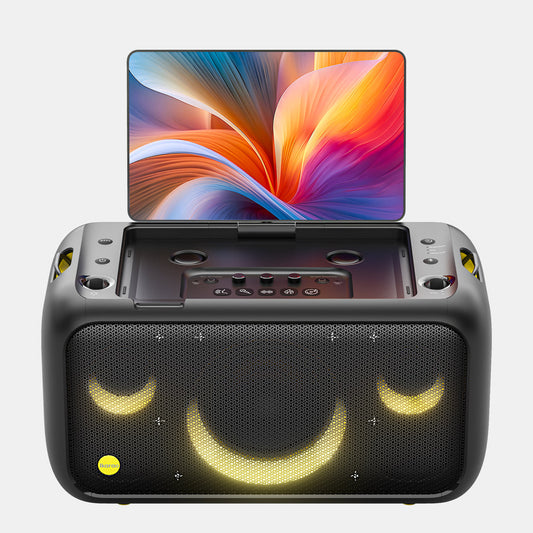 Ikarao Break X1 Karaoke Speaker 133 Screen w2 Wireless Rechargeable Mic
