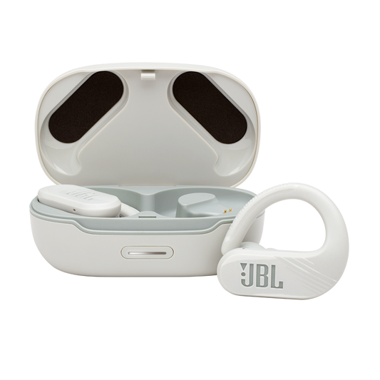 JBL Endurance Peak II true wireless sport earbuds in white