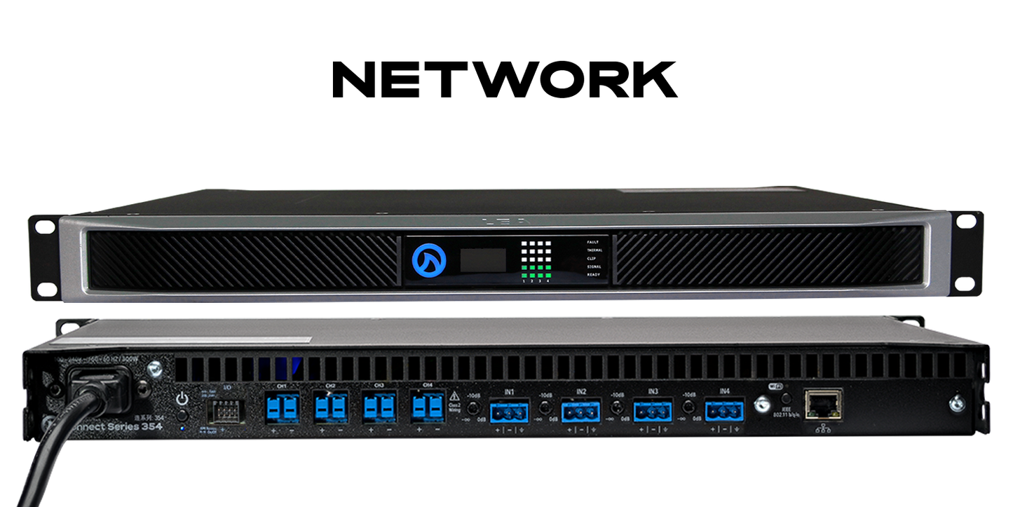 Lea Professional CS354 SMART AMP  4 CHANNELS  350 WATTS PER CHANNEL