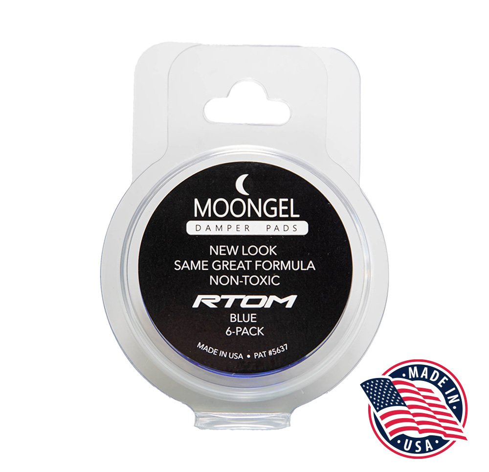 RTOM MoonGel damper pads — blue pack