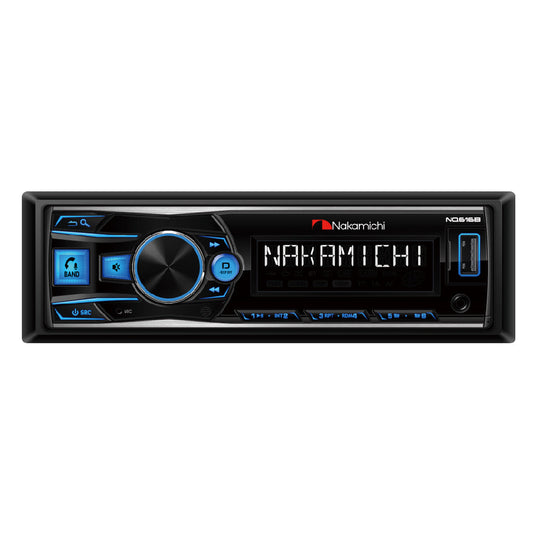 Nakamichi NQ616B single-DIN Bluetooth digital media receiver