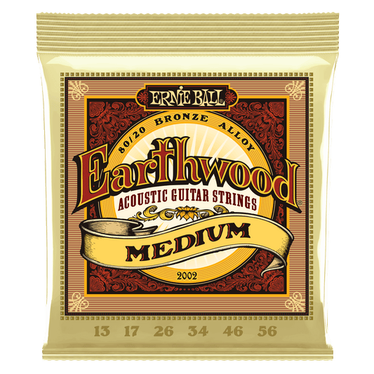 Ernie Ball 2002 Earthwood 80/20 Bronze Medium acoustic strings