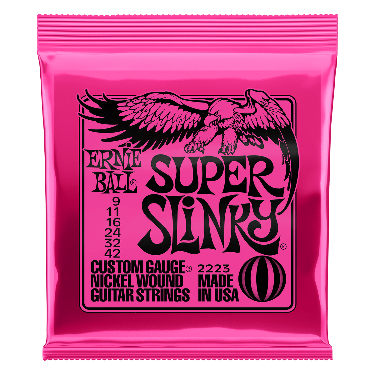 Ernie Ball 2223 Super Slinky 9-42 electric guitar strings