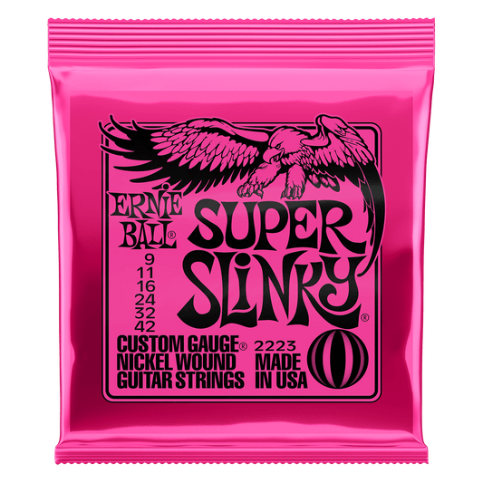 Ernie Ball 2223 Super Slinky 9-42 electric guitar strings