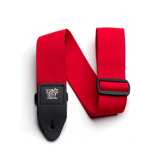 Ernie Ball red polypro guitar strap (P04040)