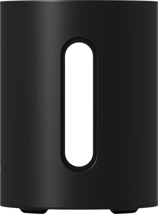 Sonos Sub Mini wireless subwoofer — Black, side view