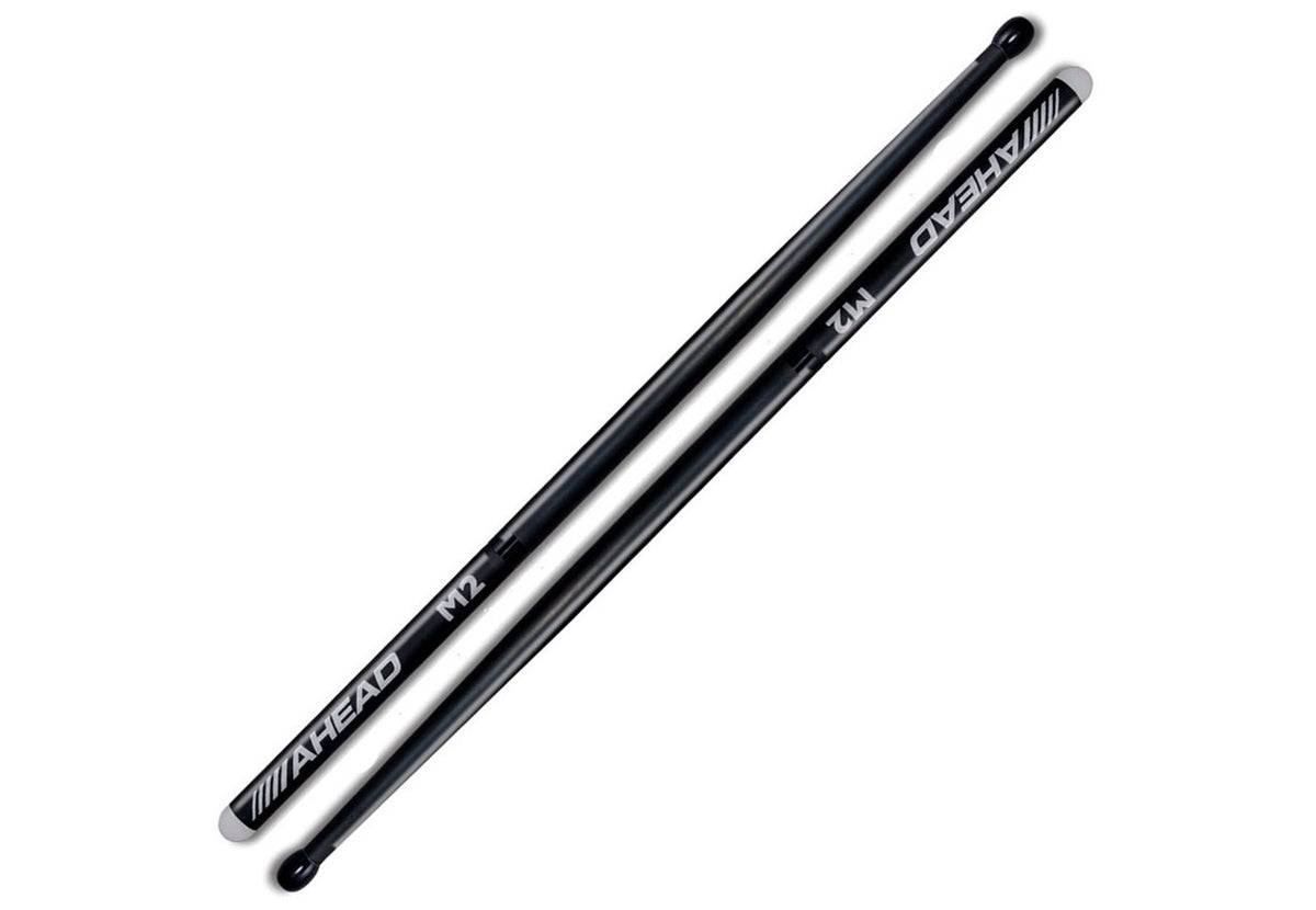 Pair of Ahead M2 drumsticks in black