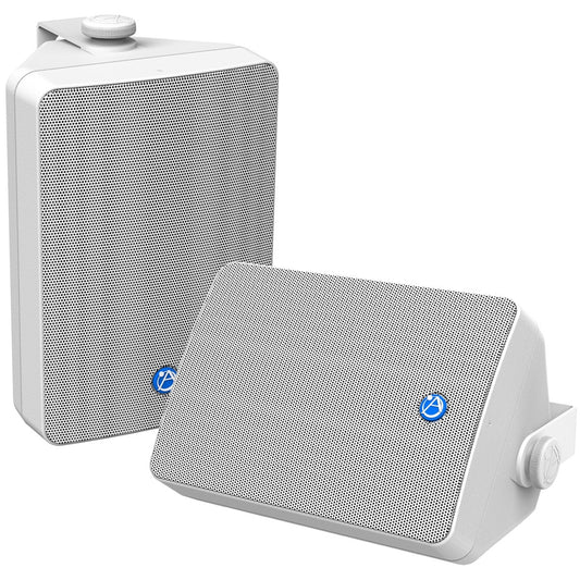 Atlas SM63T-WH 652-way Weather Resistant Loudspeaker System With 707v100v 32w Transformer White