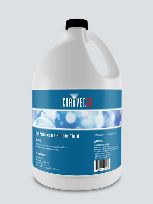 Chauvet DJ high-performance bubble fluid, 1-gallon jug