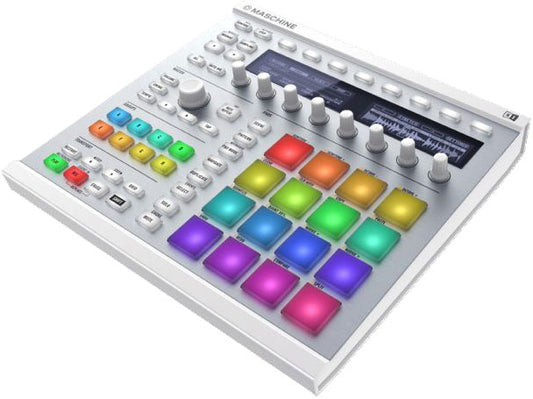Native Instruments Maschine MK2 white controller with 16 colour pads