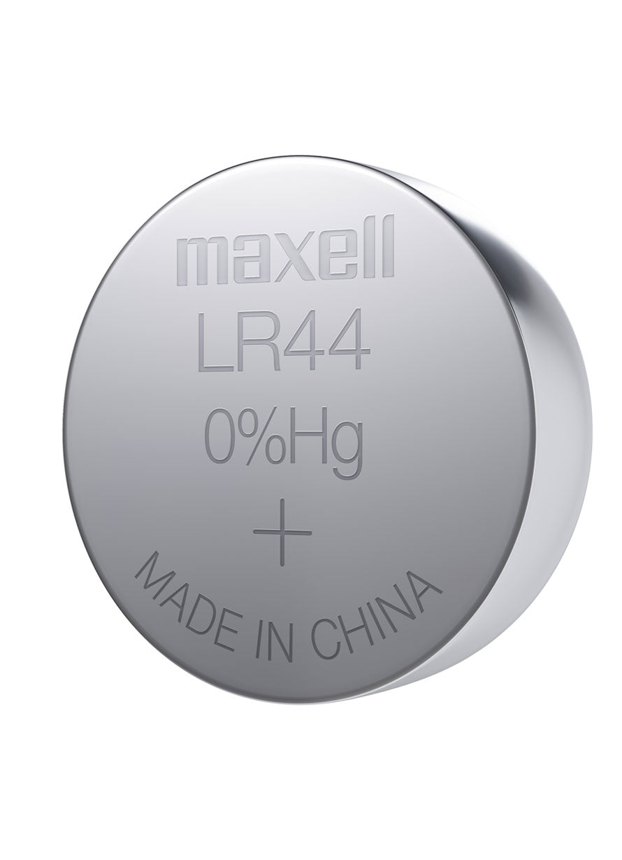 Maxell LR44 alkaline button cell battery