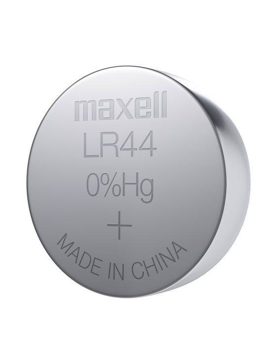 Maxell LR44 alkaline button cell battery