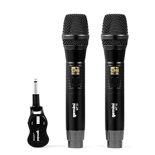 Gemini GMU-M200 dual UHF wireless microphone system
