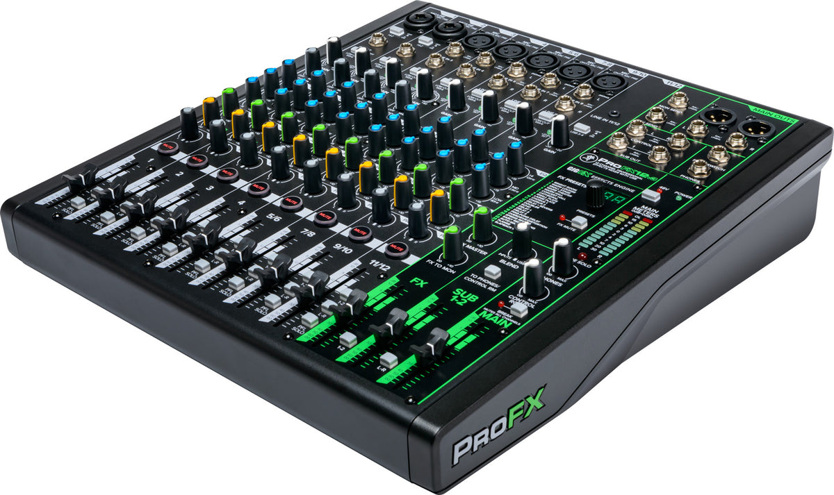 Mackie ProFX12v3 12-channel mixer with USB and effects