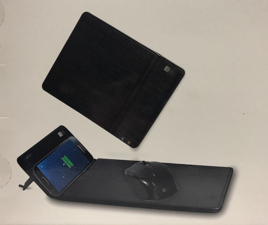Case Logic Wireless Device Charging Mousepad with Built in Stand Black