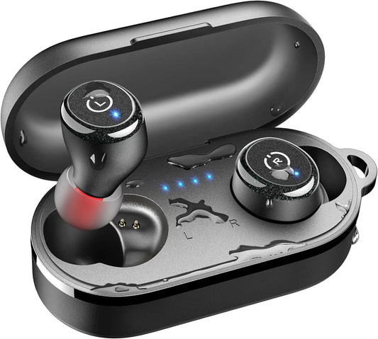 TOZO T10 wireless earbuds, black