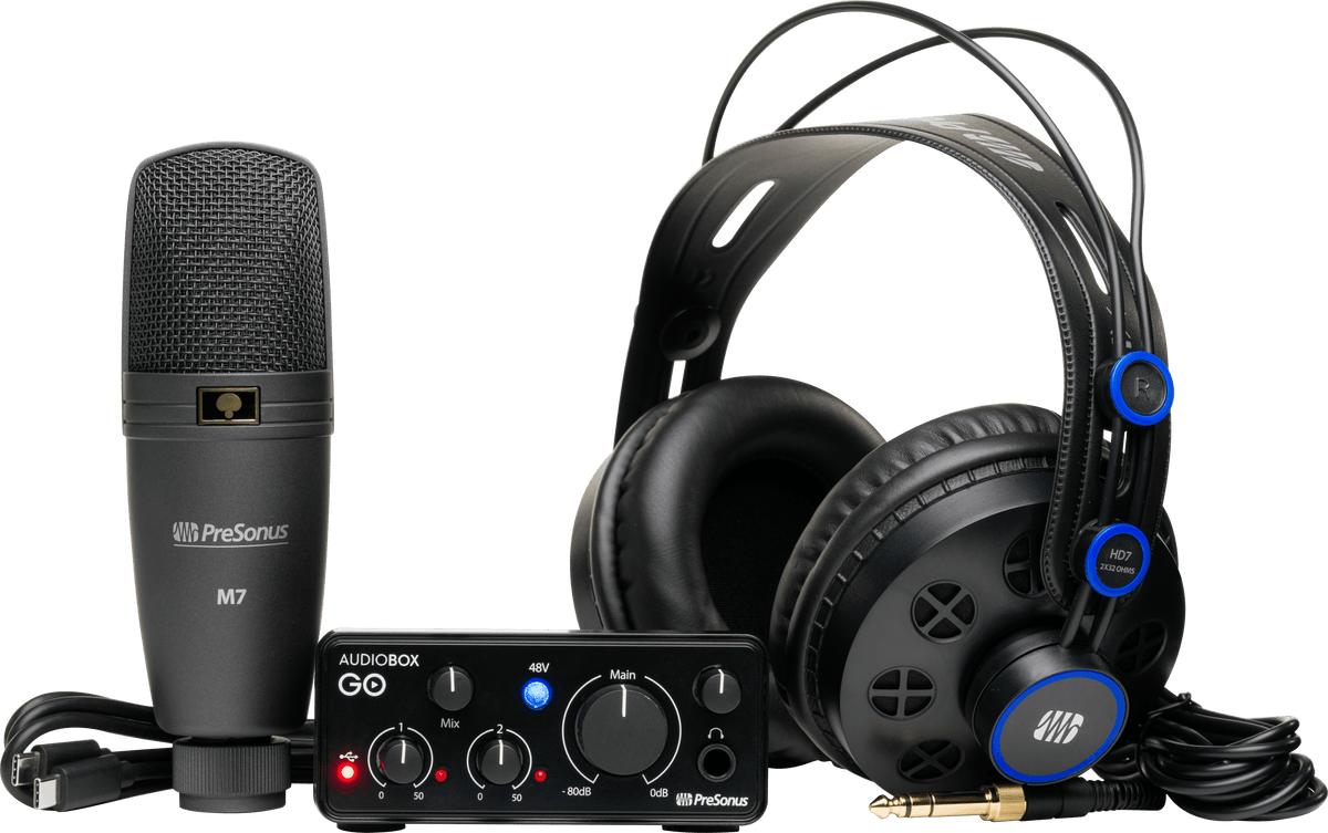 PreSonus AudioBox Go Creator Studio Bundle